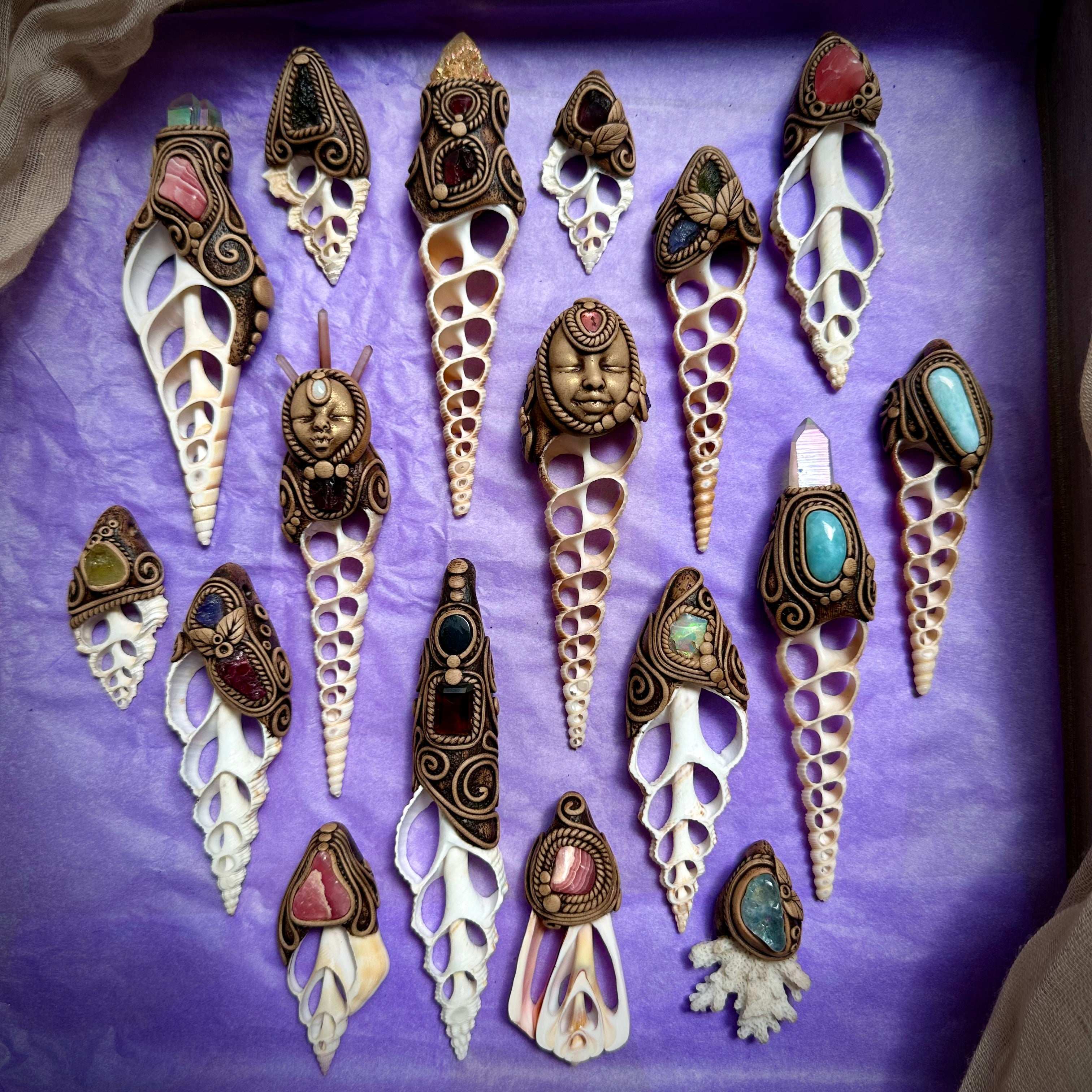 Seashell Necklaces - FairyGardenGlow