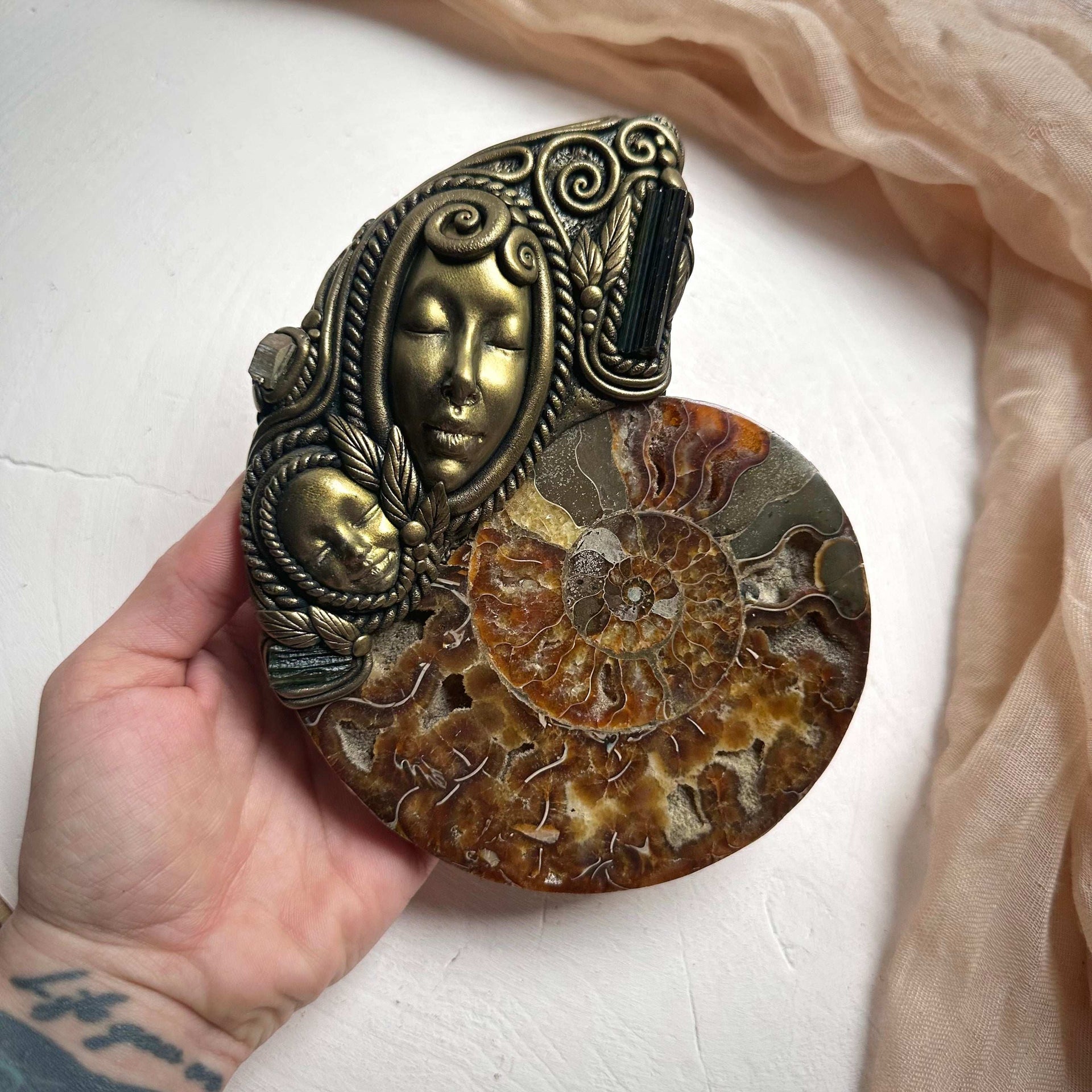 Goddess Meditation enhancement tool / Goddess Statue - FairyGardenGlow