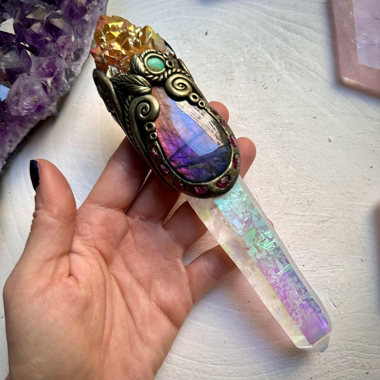 How to Use Your Crystal Wand: FairyGardenGlow