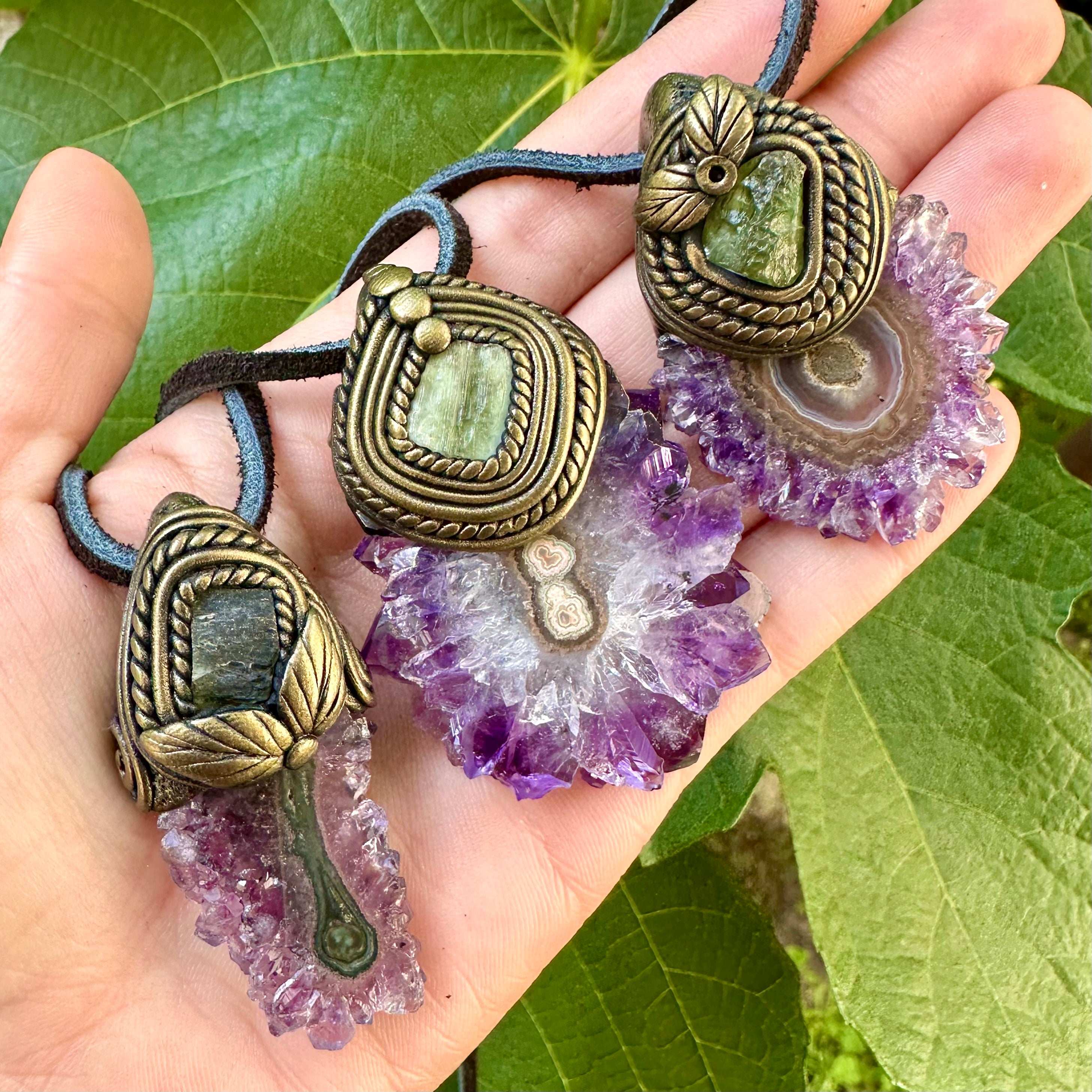 Amethyst Necklaces - FairyGardenGlow