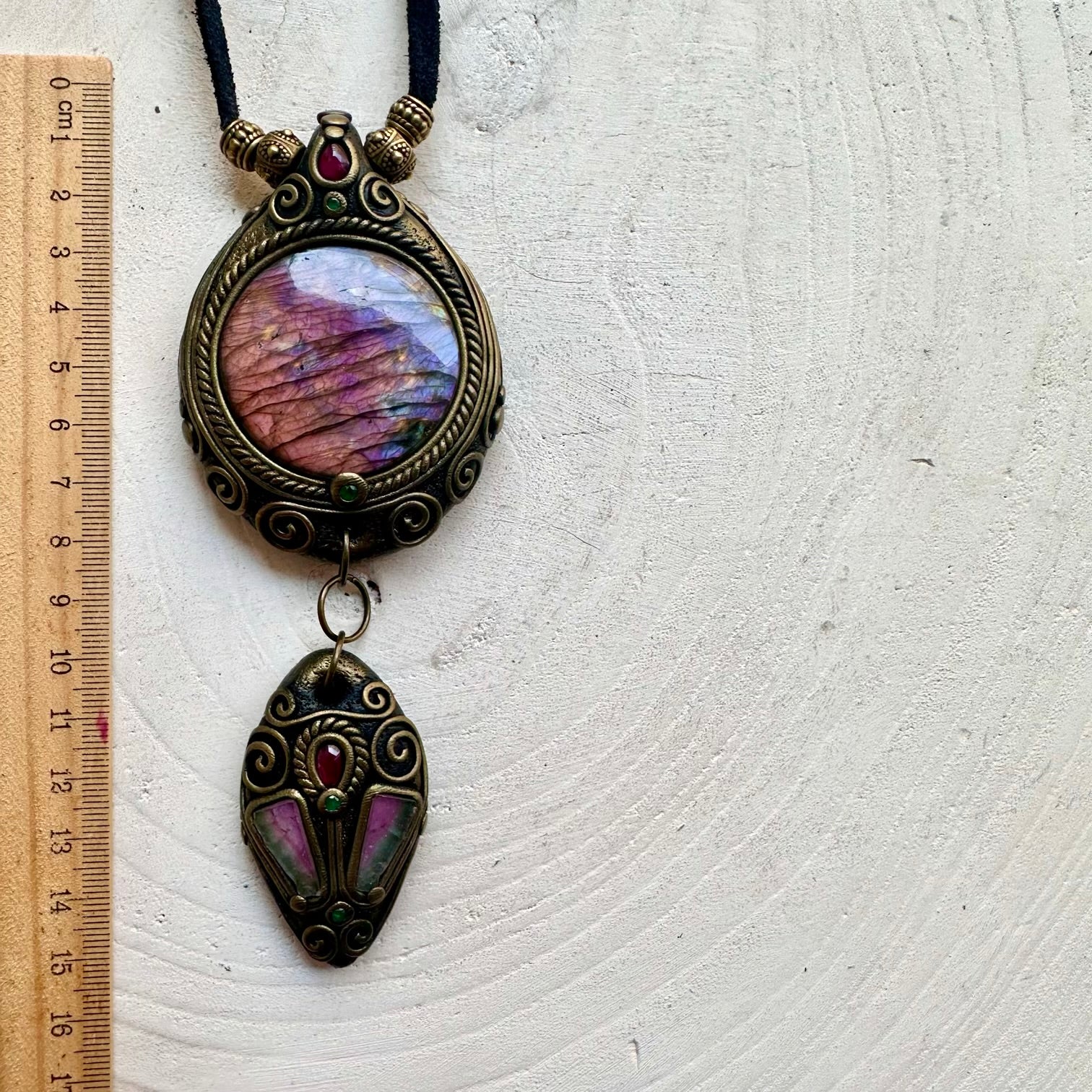 Artisan gemstone jewelry crafted with genuine natural crystals.