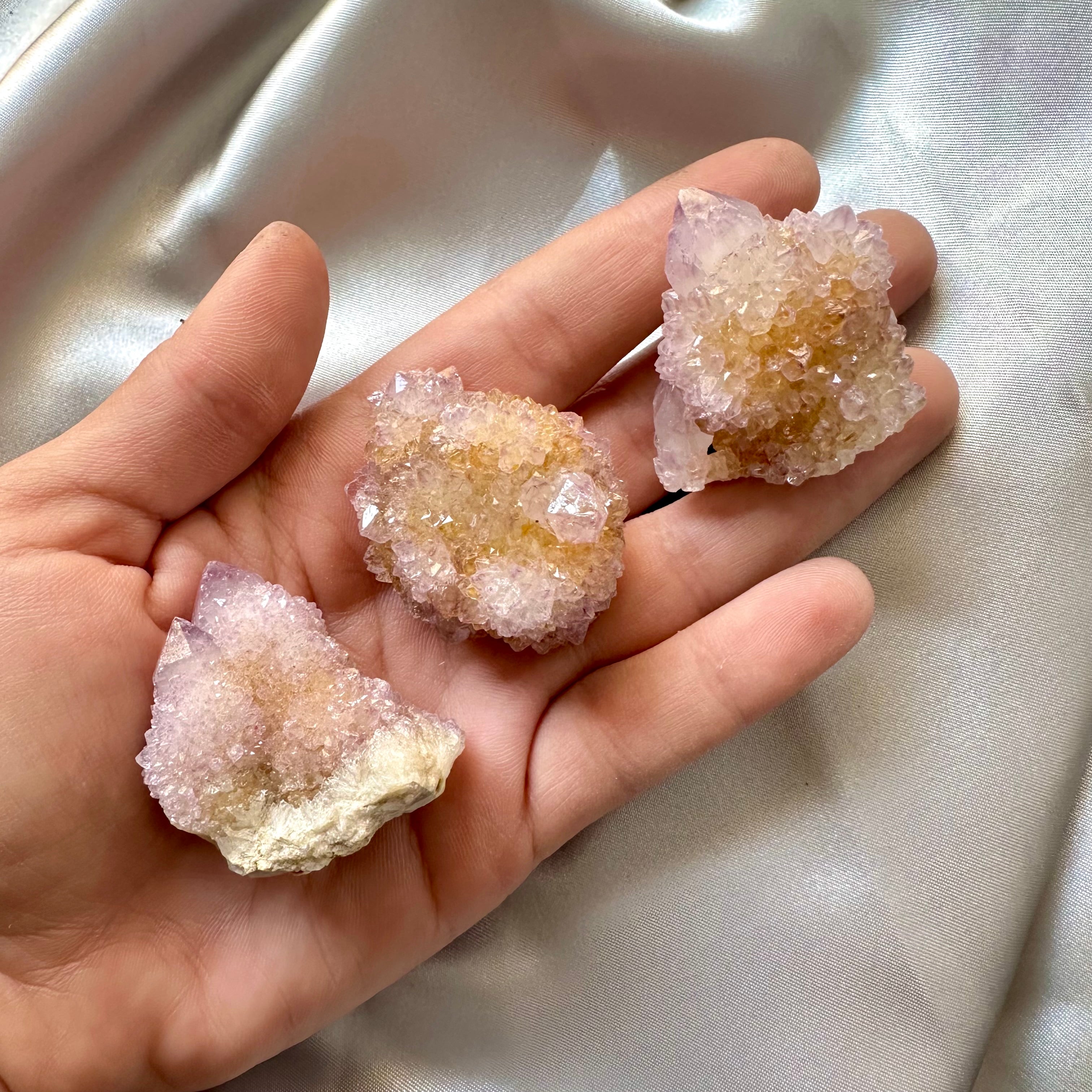 Spirit Quartz Cluster - Spirit Quartz Specimen - FairyGardenGlow