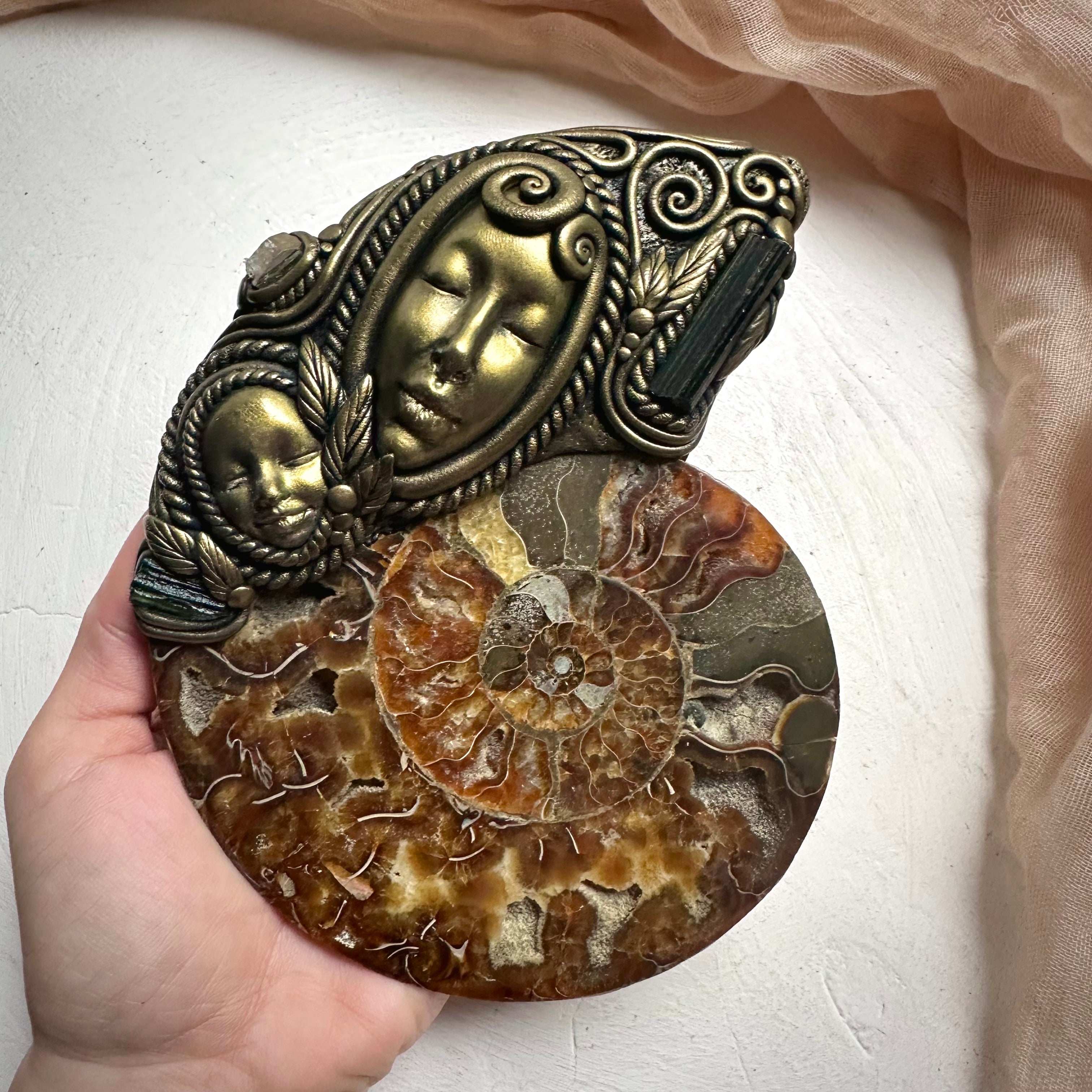 Goddess Meditation enhancement tool / Goddess Statue - FairyGardenGlow