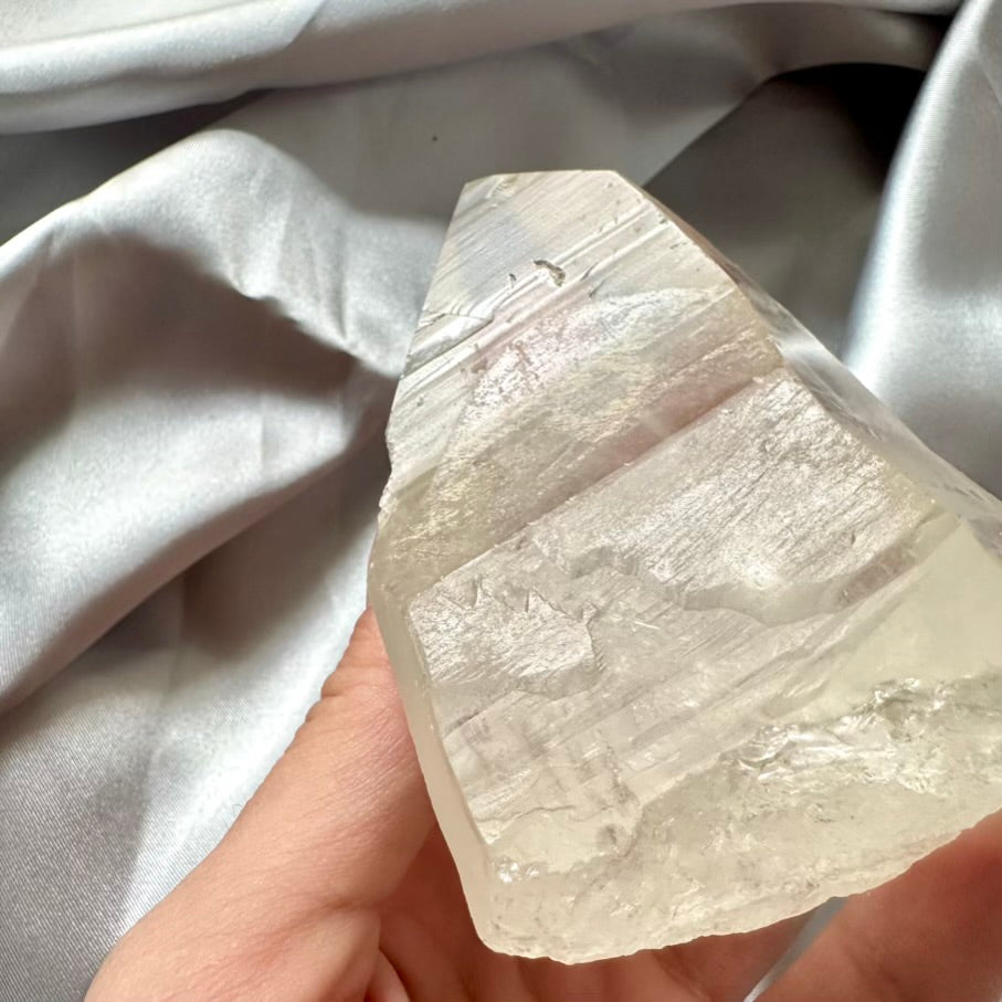 Lemurian Seed Quartz Natural Point / Tower - FairyGardenGlow