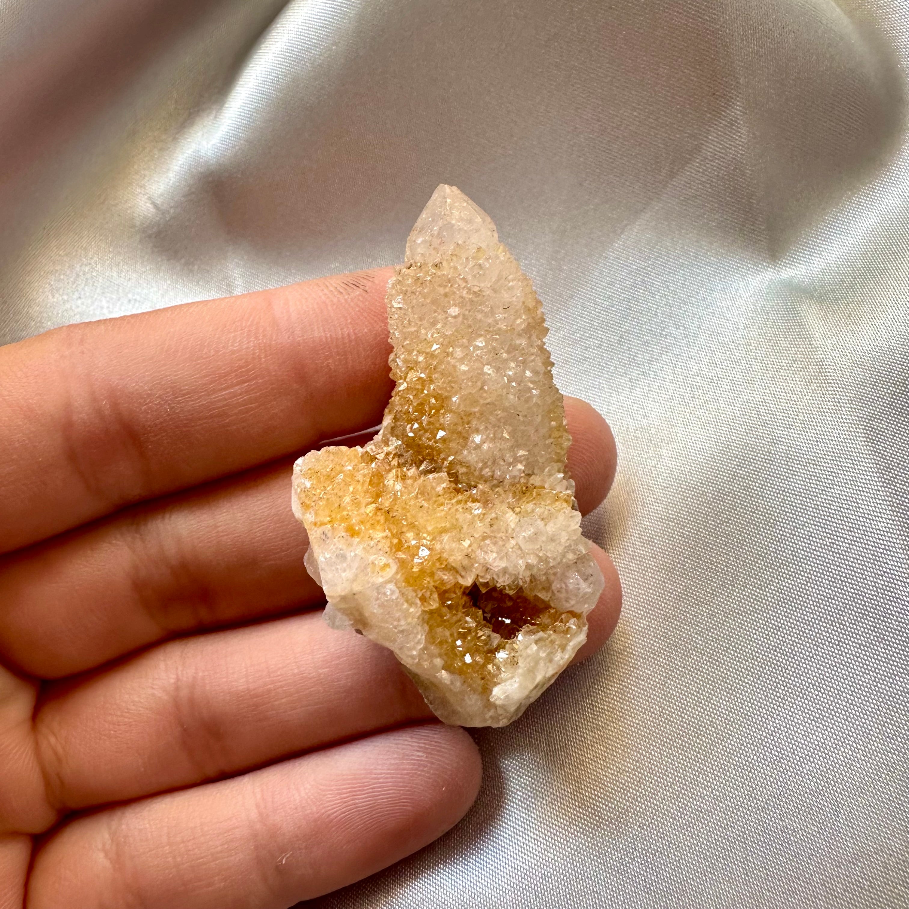 Spirit Quartz Cluster - Spirit Quartz Specimen - FairyGardenGlow
