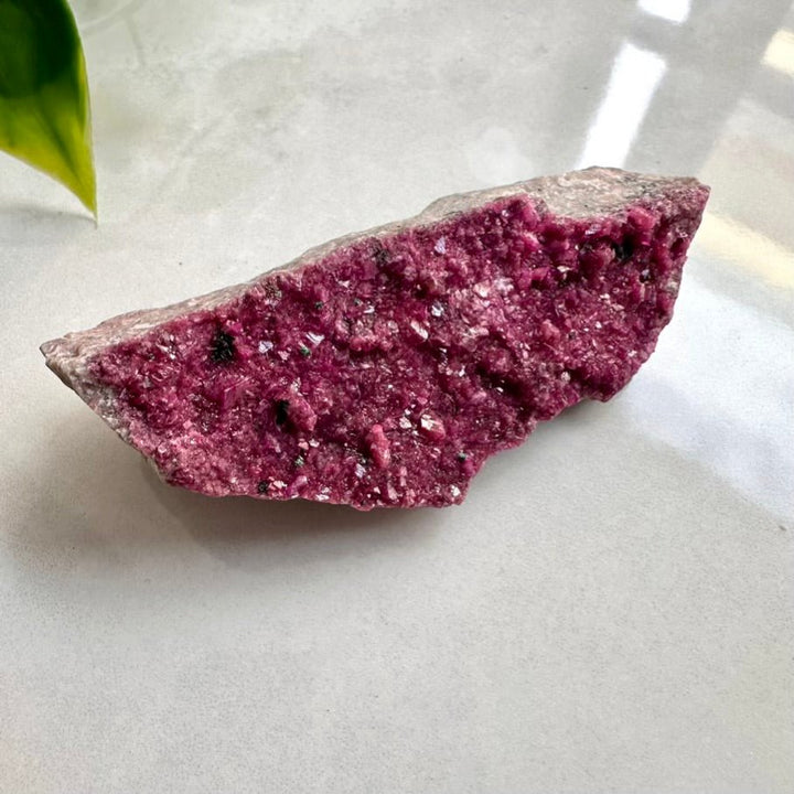 Cobalto Calcite Mineral Specimen – Natural Pink Calcite Rough Crystal Cluster for Love & Emotional Healing FairyGardenGlow