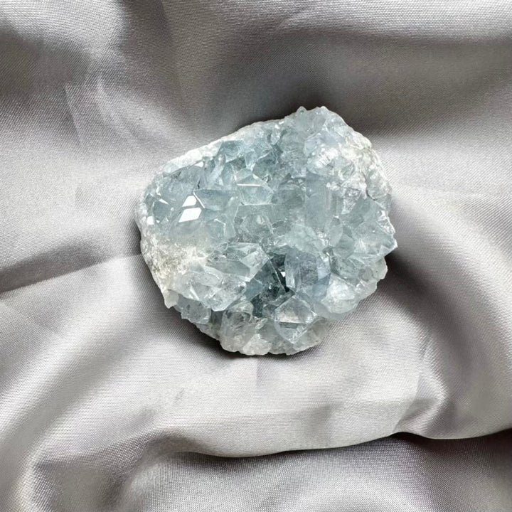 Celestite Crystal Cluster A Quality - Unique (01) - FairyGardenGlow
