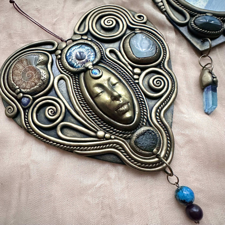Third Eye Goddess Wall Hanging - 19,5 cm - FairyGardenGlow