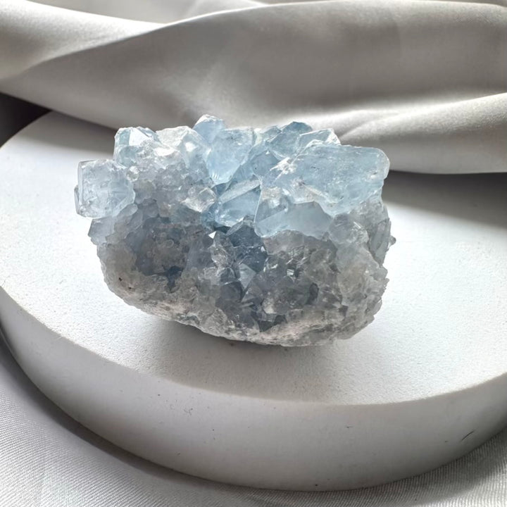 Celestite Cluster - Unique (03) - FairyGardenGlow