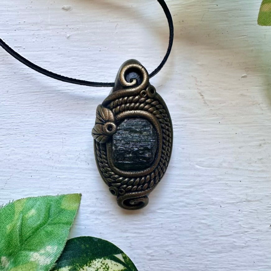 Moldavite Necklace - FairyGardenGlow