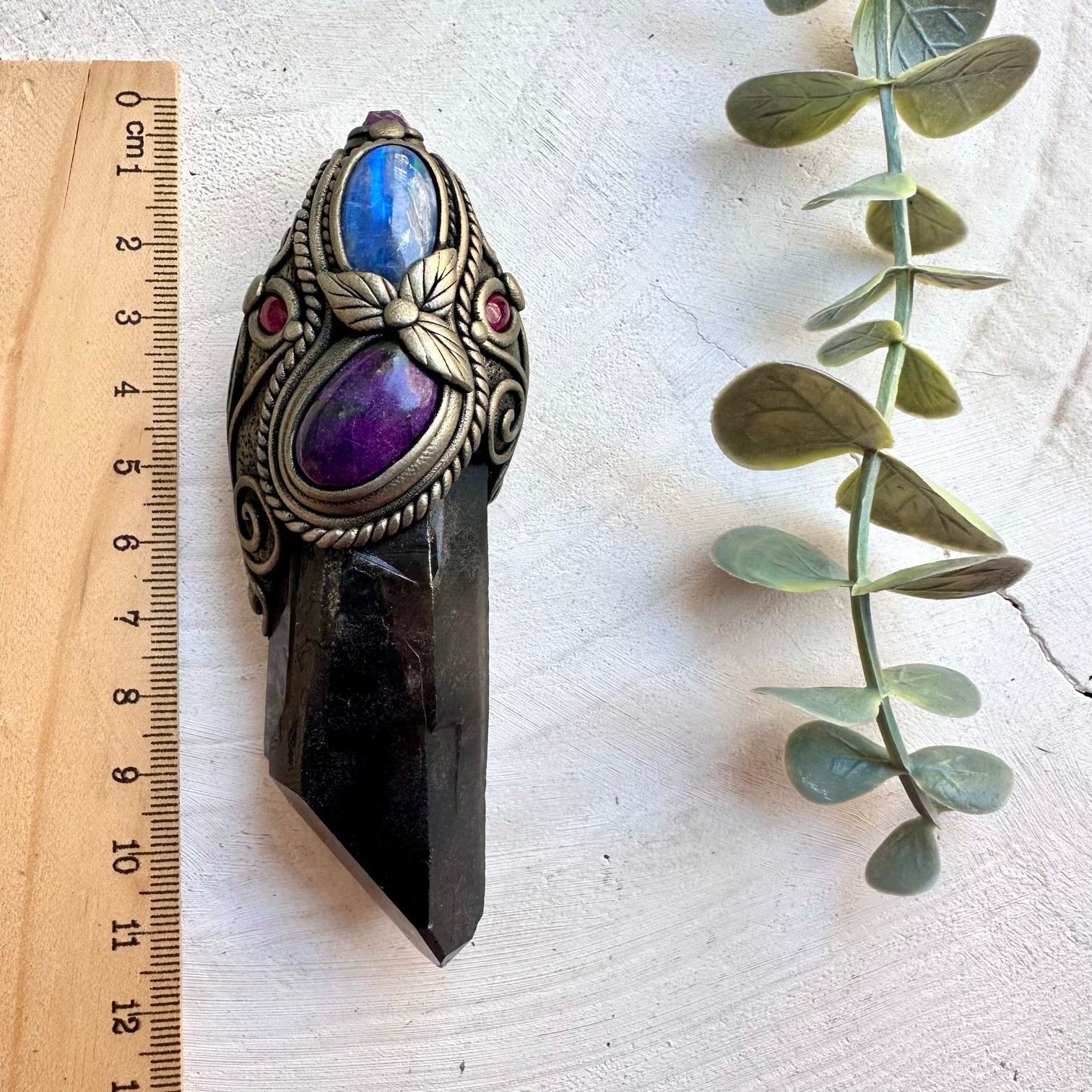 Handmade talisman necklace for emotional strength and clarity