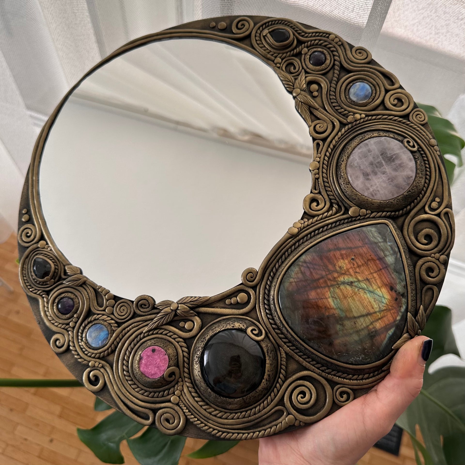 Handmade Crystal Mirror
