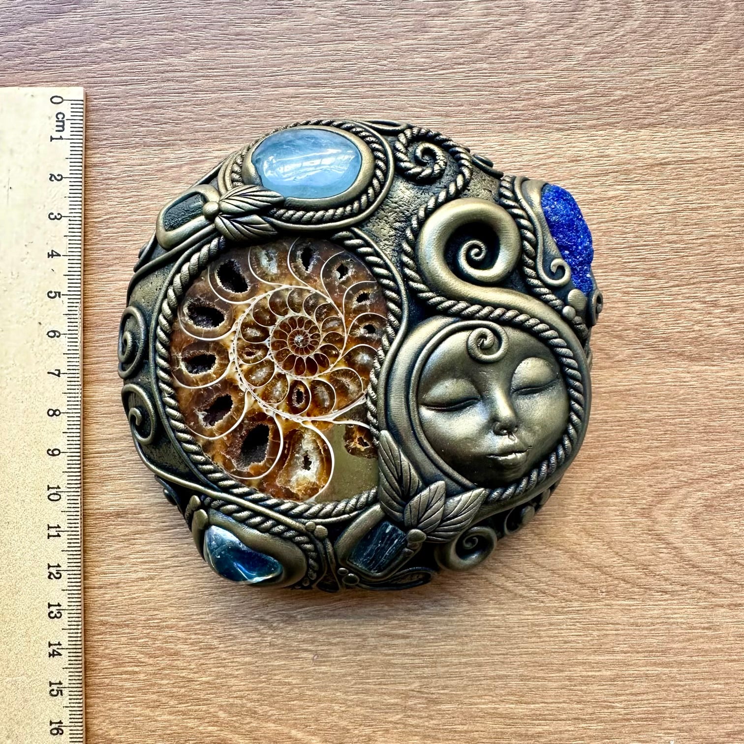 Goddess Meditation Enchanter Tool, Goddess Spiritual Tool, Handmade Crystal Home Decor - FairyGardenGlow