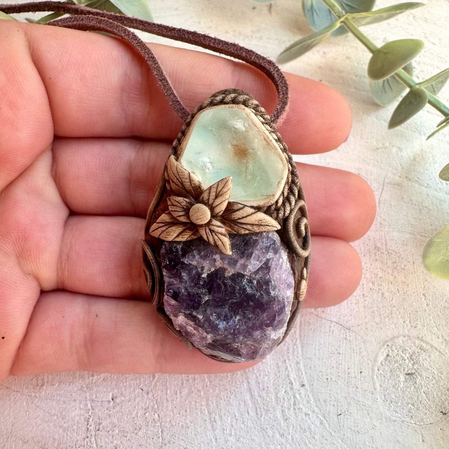 Metaphysical jewelry featuring clarity and transformation crystals