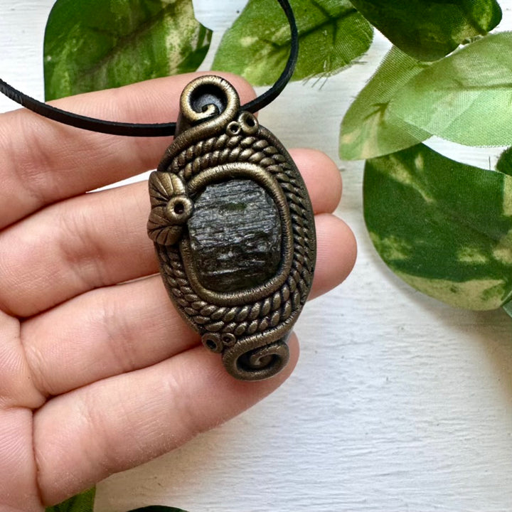Moldavite Necklace - FairyGardenGlow