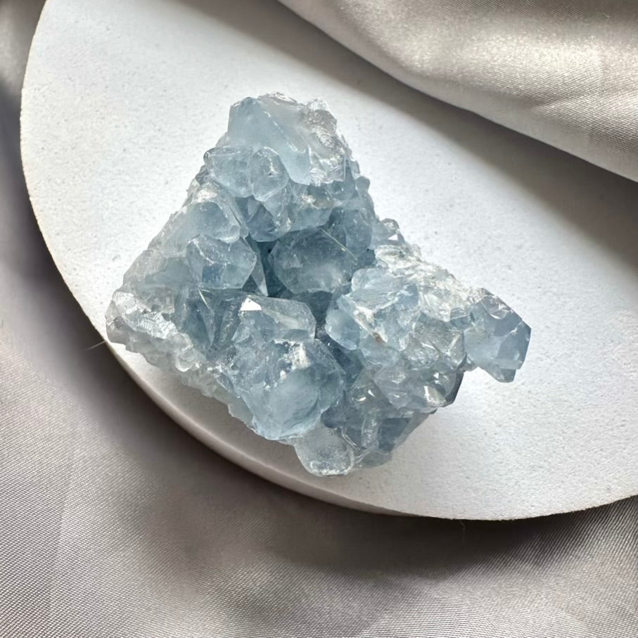 Celestite Cluster - Unique (03) - FairyGardenGlow