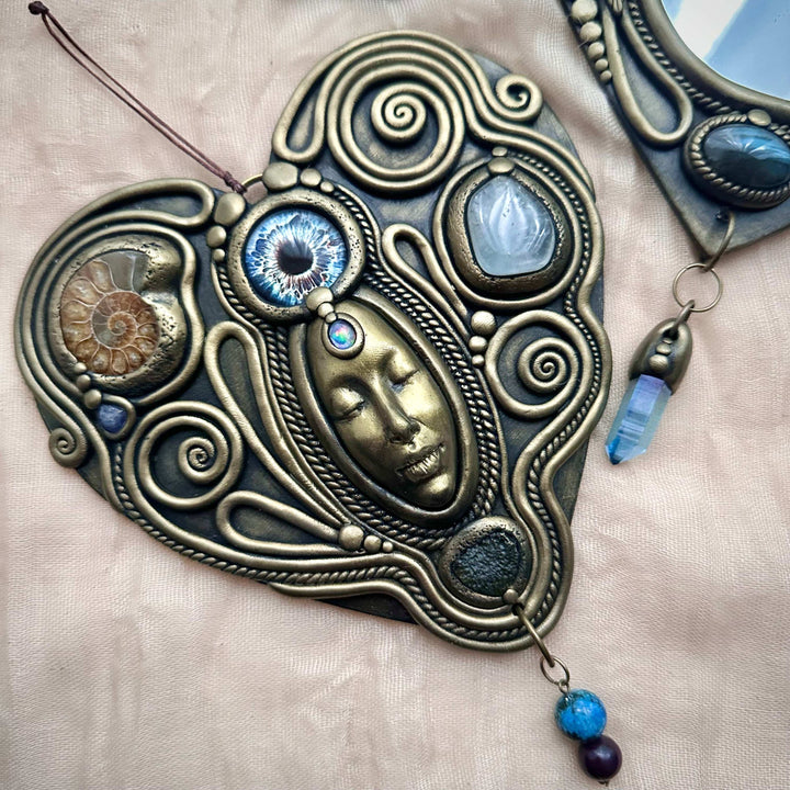 Third Eye Goddess Wall Hanging - 19,5 cm - FairyGardenGlow