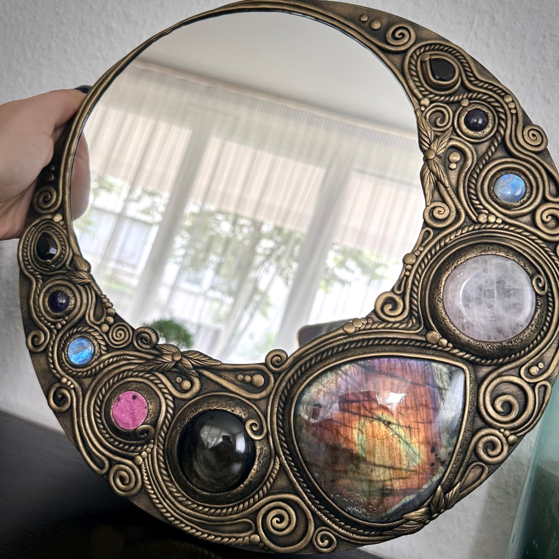 Handmade Crystal Mirror