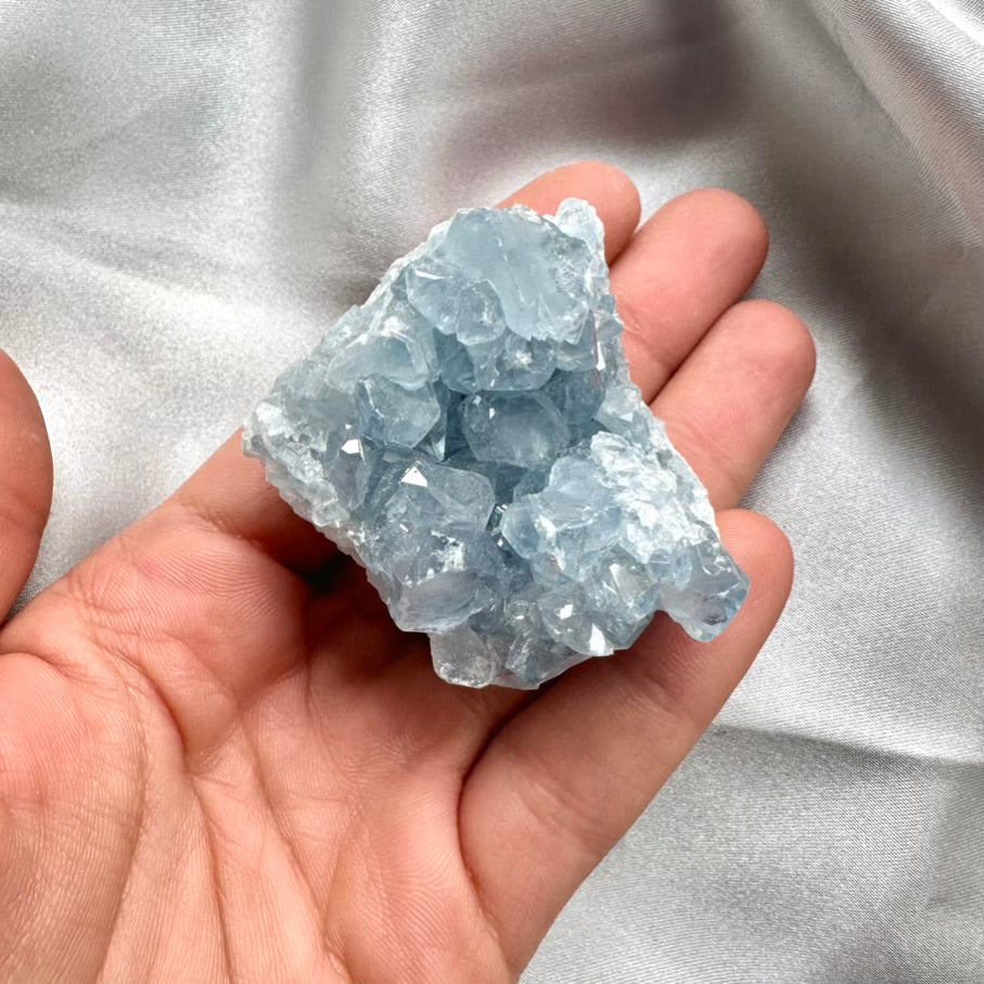 Celestite Cluster - Unique (03) - FairyGardenGlow
