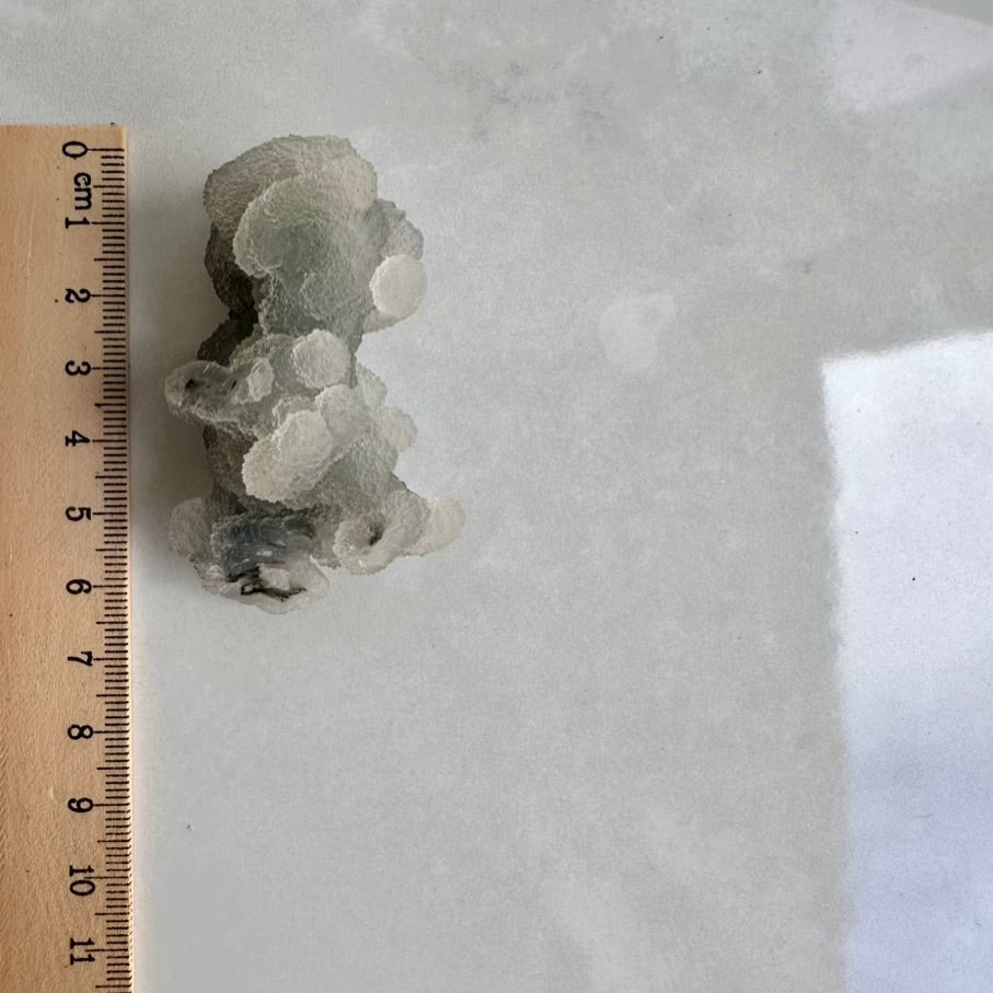 Grey Chalcedony Cluster – Unique Natural Mineral Specimen for Calm, Balance & Grounding Energy FairyGardenGlow