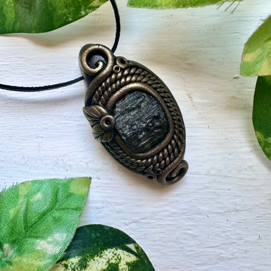 Moldavite Necklace - FairyGardenGlow