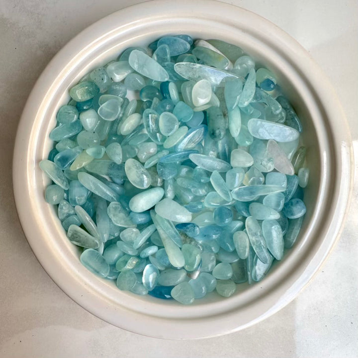 Natural Aquamarine chips lot from Brazil
