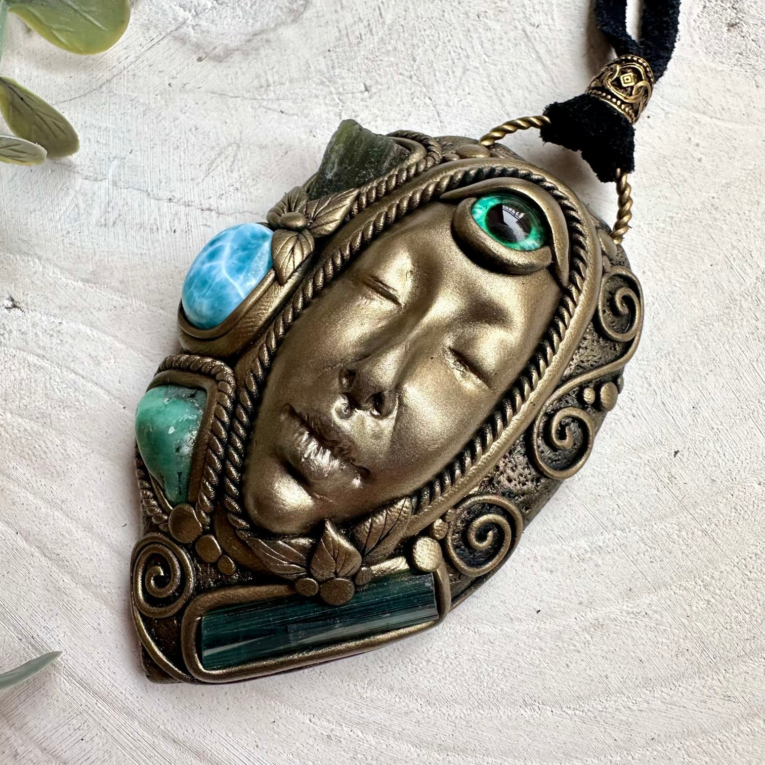 Crystal necklace designed for spiritual awakening and heart healing