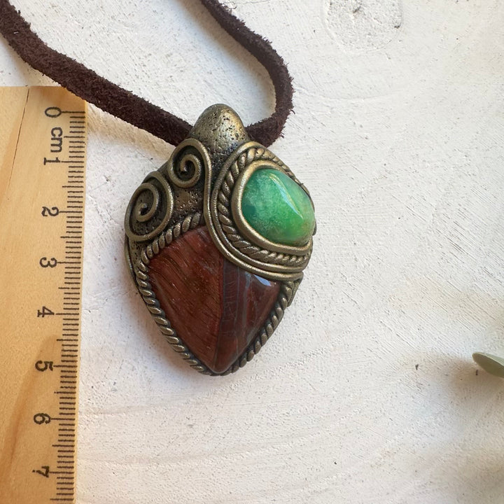 Crystal healing jewelry for strength and renewal