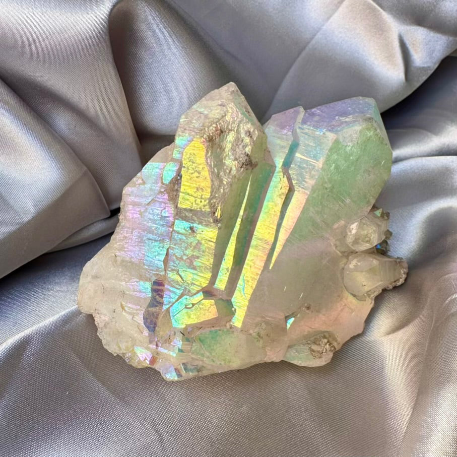 Angel Aura Quartz Cluster - Large / Unique