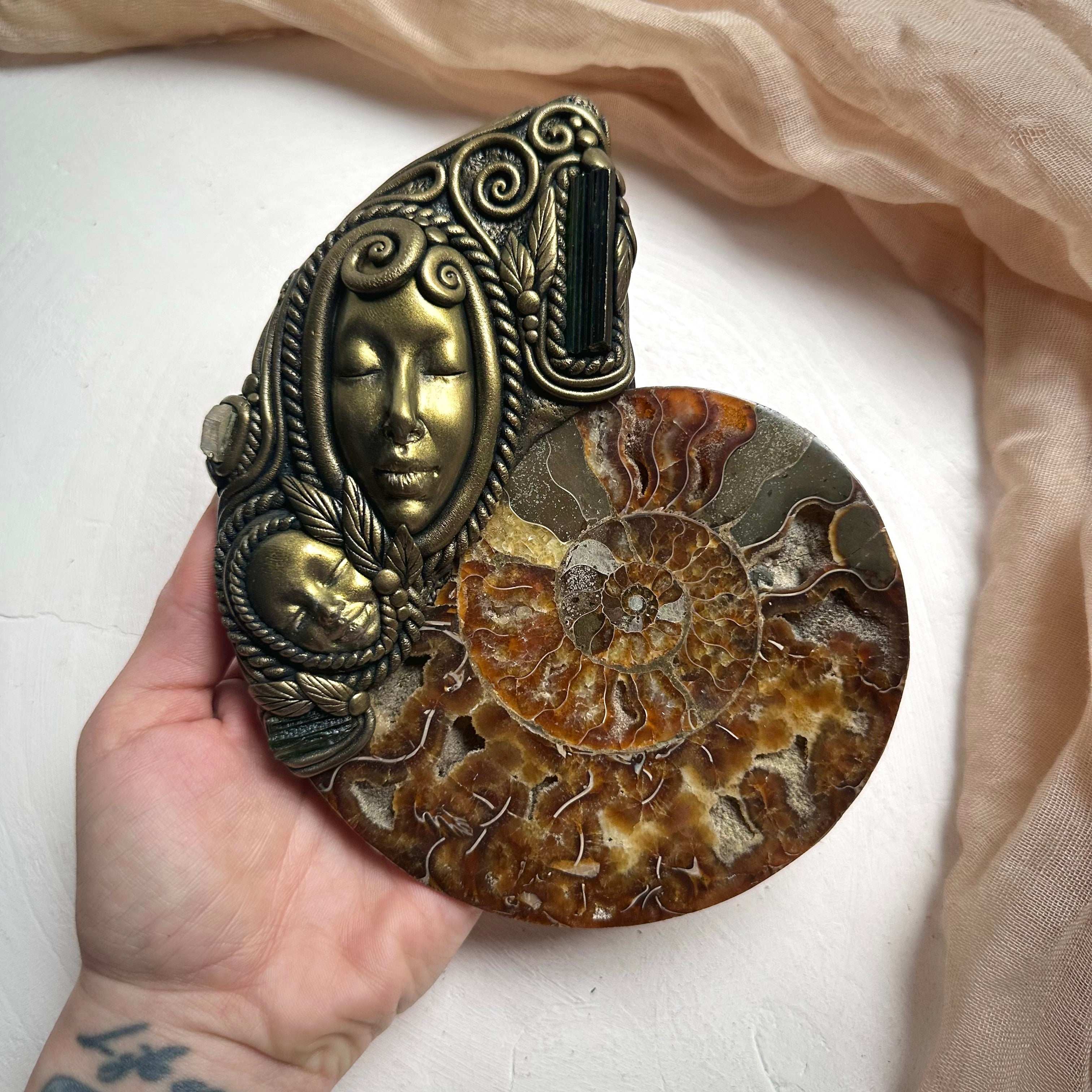 Goddess Meditation enhancement tool / Goddess Statue - FairyGardenGlow