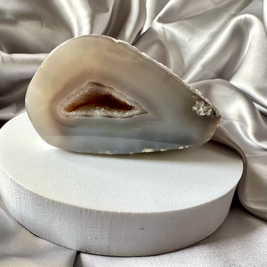 Agate Geode / Large - Unique - FairyGardenGlow