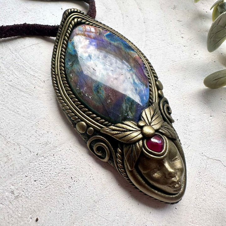 Healing crystal jewelry inspired by transformation and inner power