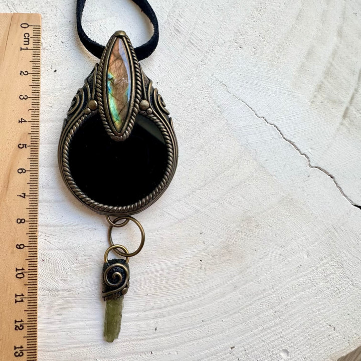 Metaphysical jewelry for intuition, transformation and protection