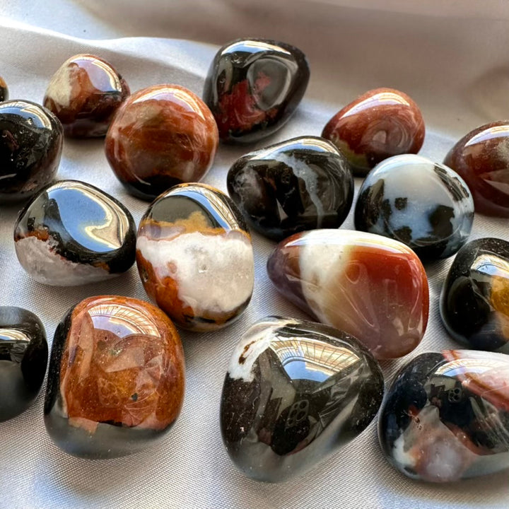 Sardonyx Stone, Polished Healing Crystal - FairyGardenGlow