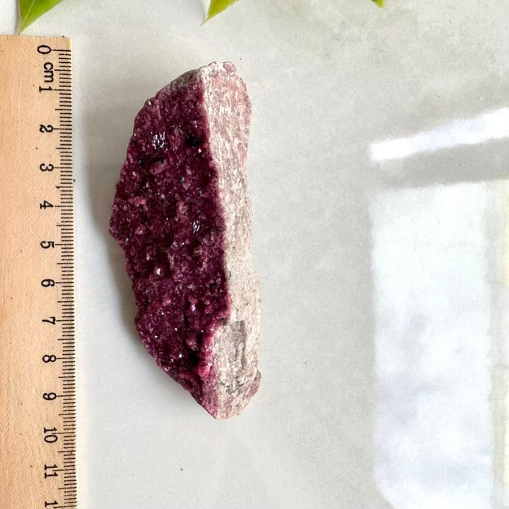 Cobalto Calcite Mineral Specimen – Natural Pink Calcite Rough Crystal Cluster for Love & Emotional Healing FairyGardenGlow