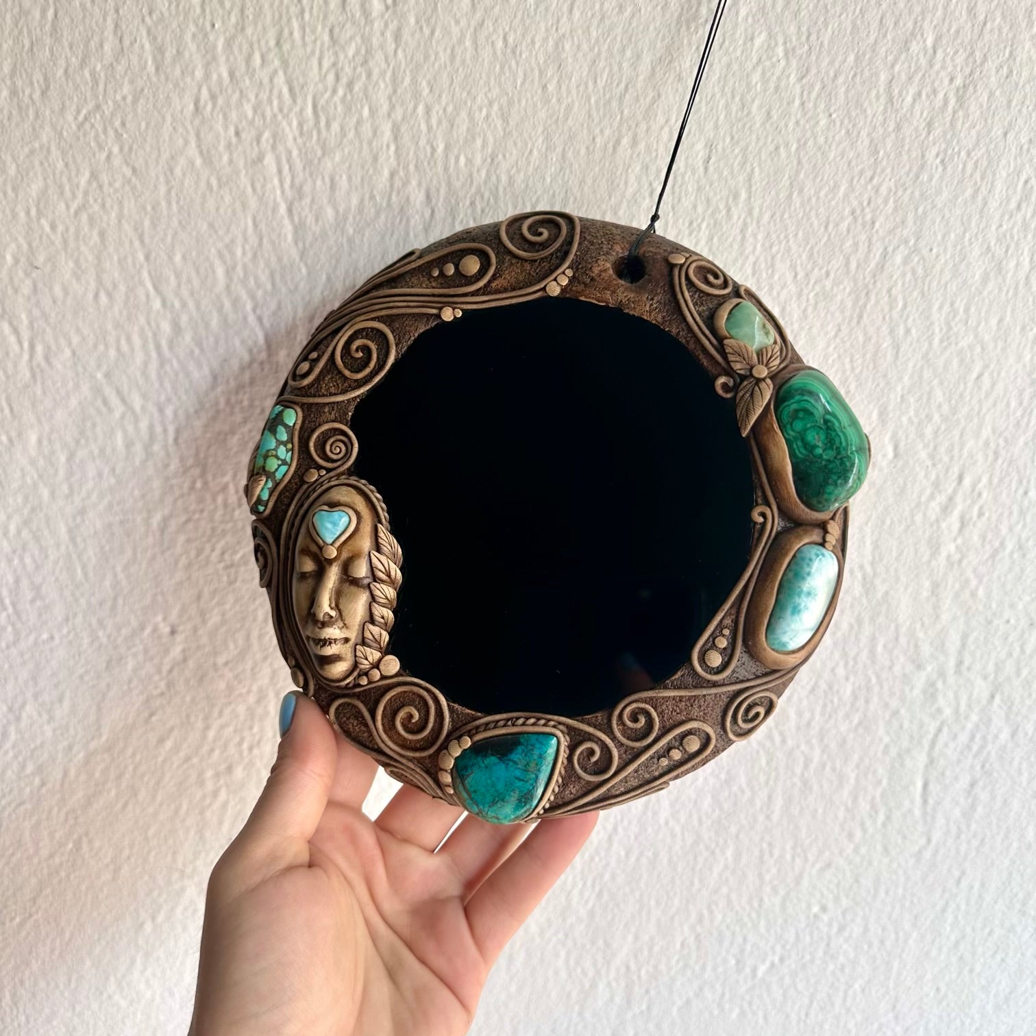 Crystal wall hanging designed for balance and emotional clarity