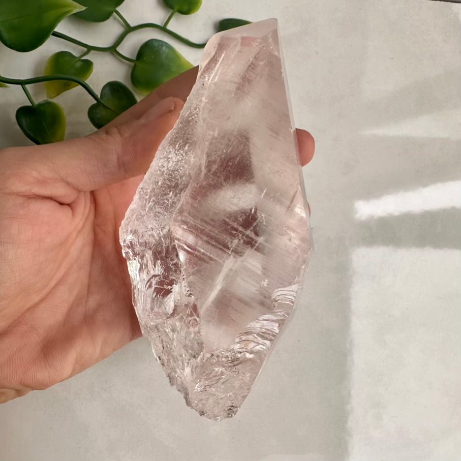 Large Lemurian Seed Quartz Point – Natural Lemurian Crystal for Spiritual Connection, Clarity & Higher Consciousness FairyGardenGlow