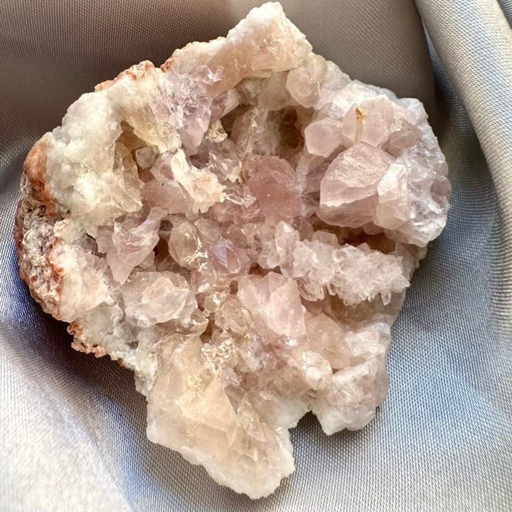 Pink Amethyst Crystal - Unique, Amethyst Crystal Geode (02) - FairyGardenGlow