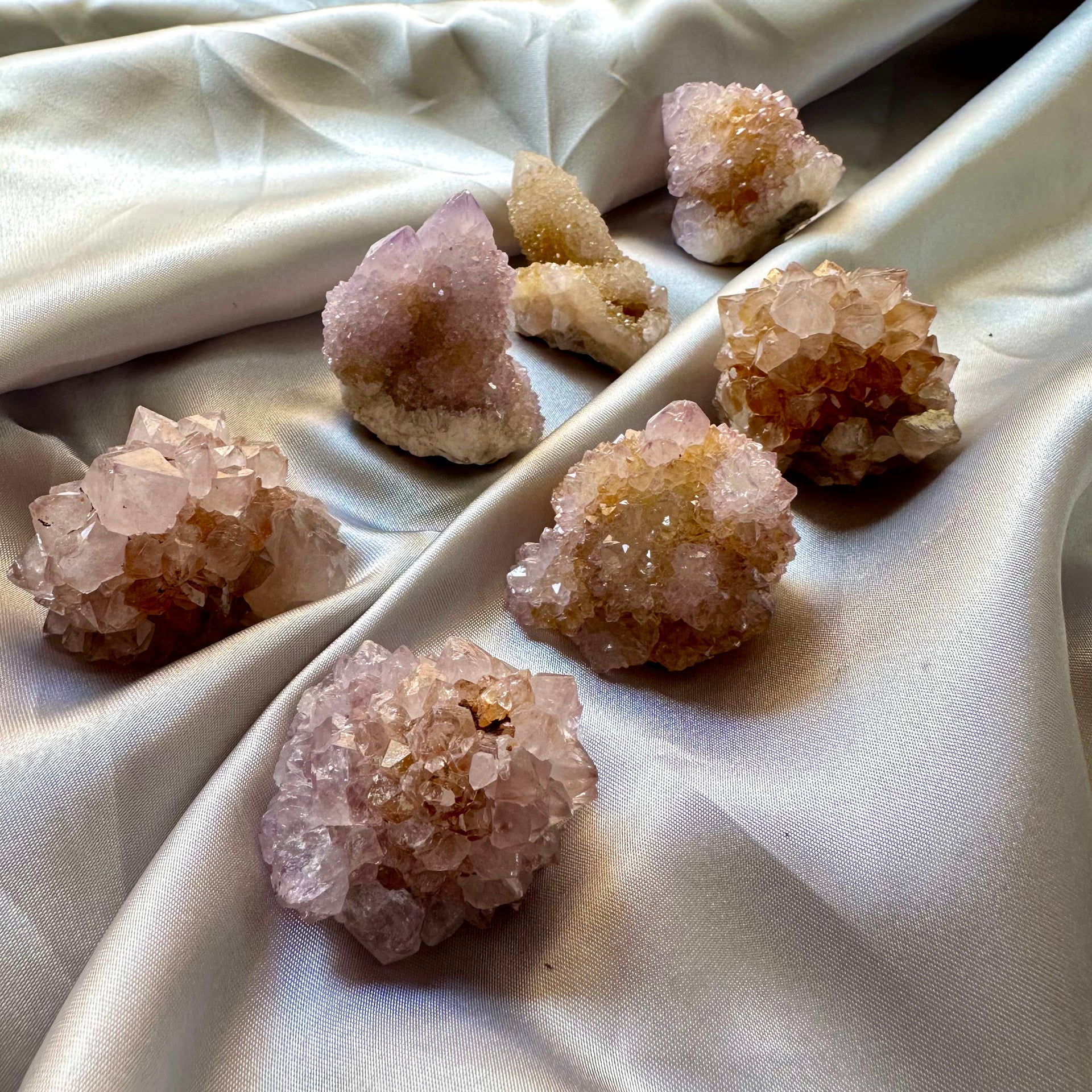 Spirit Quartz Cluster - Spirit Quartz Specimen - FairyGardenGlow