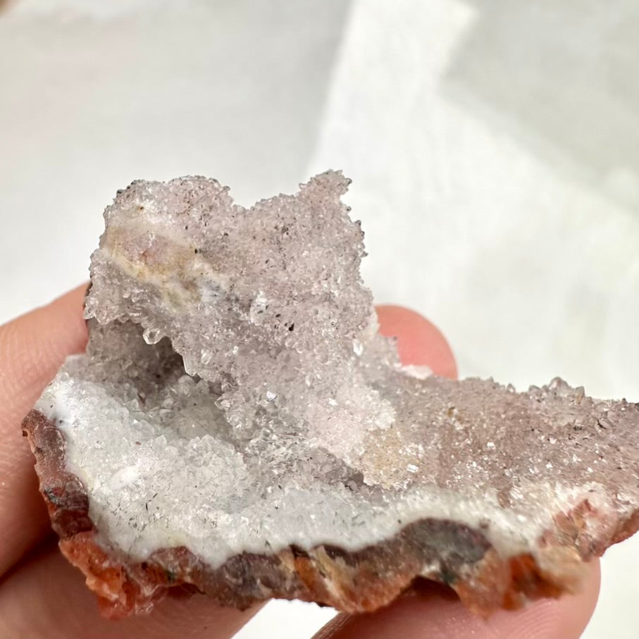 Agate Druzy Cluster – Natural Sparkling Crystal Specimen