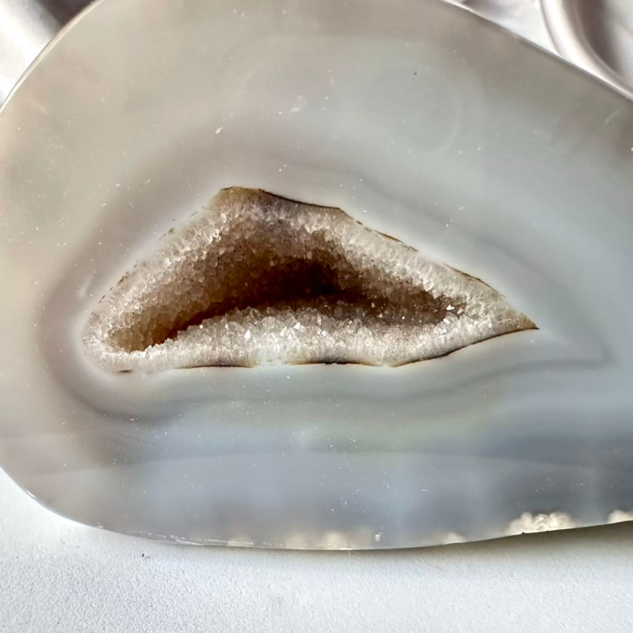 Agate Geode / Large - Unique - FairyGardenGlow