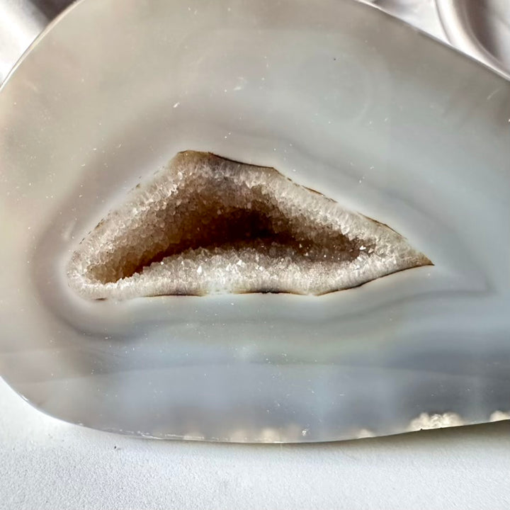 Agate Geode / Large - Unique - FairyGardenGlow