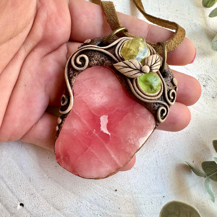 Spiritual healing necklace for emotional balance and self-love