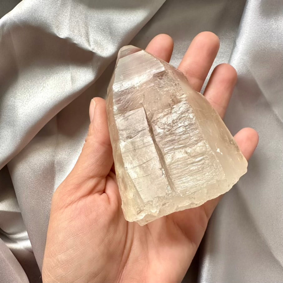 Lemurian Seed Quartz Natural Point / Tower - FairyGardenGlow