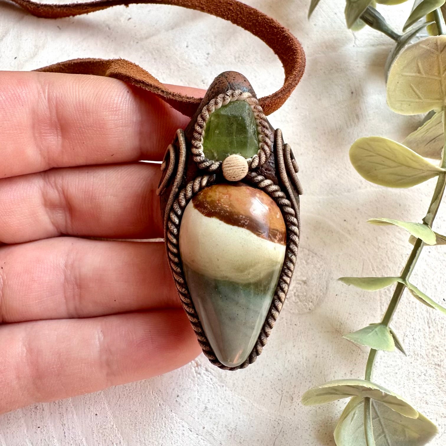 handmade boho gemstone jewelry featuring natural unisex gemstones