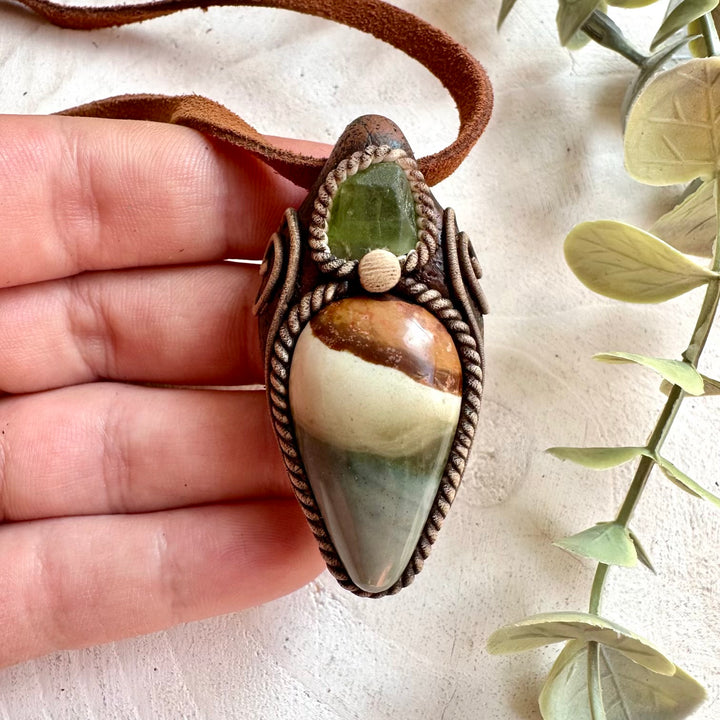 handmade boho gemstone jewelry featuring natural unisex gemstones