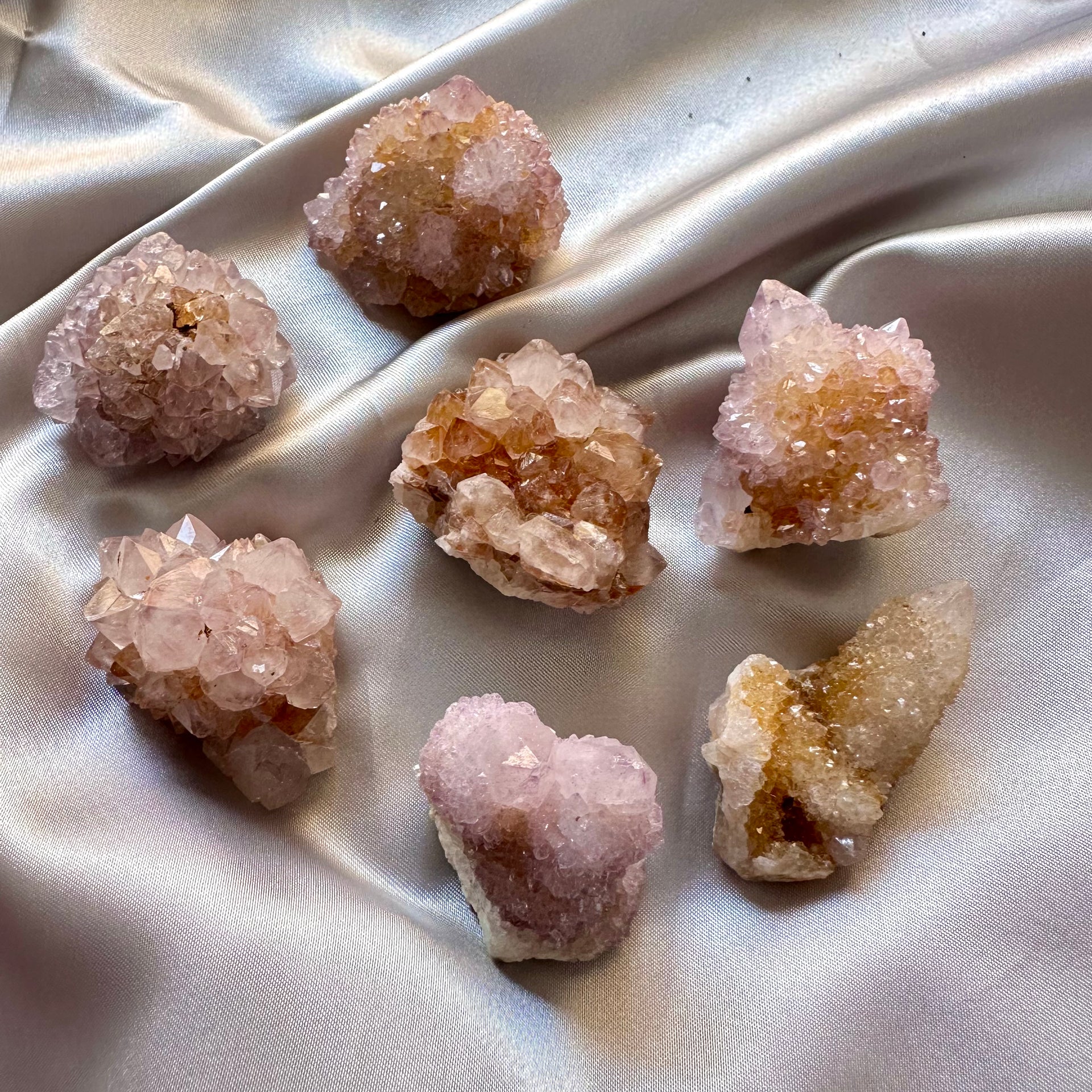 Spirit Quartz Cluster - Spirit Quartz Specimen - FairyGardenGlow