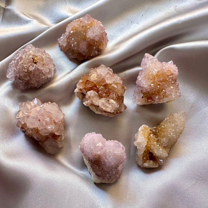 Spirit Quartz Cluster - Spirit Quartz Specimen - FairyGardenGlow