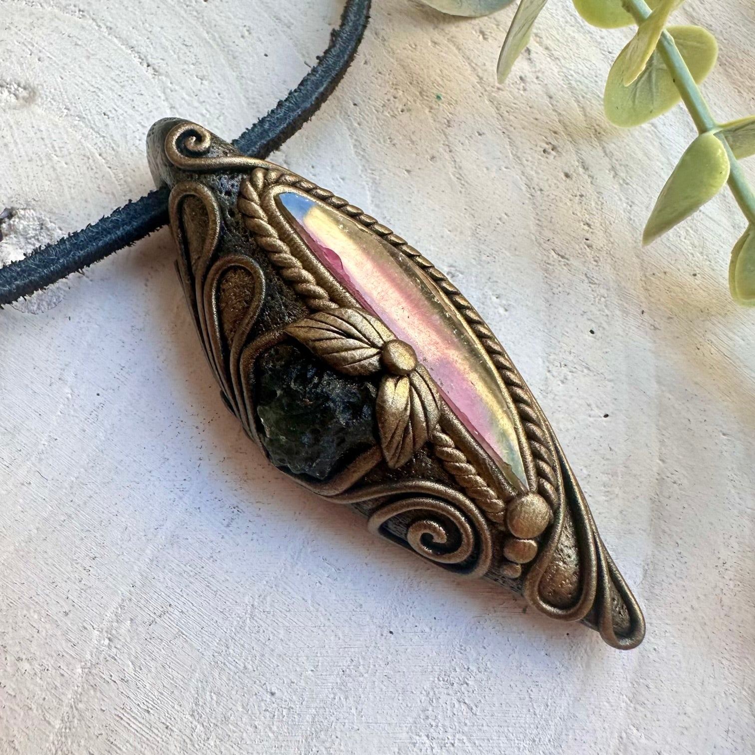 Luxury spiritual jewelry with rare transformation crystals