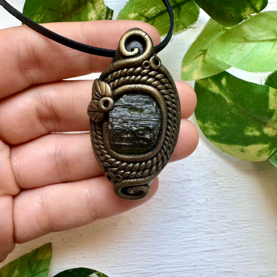 Moldavite Necklace - FairyGardenGlow